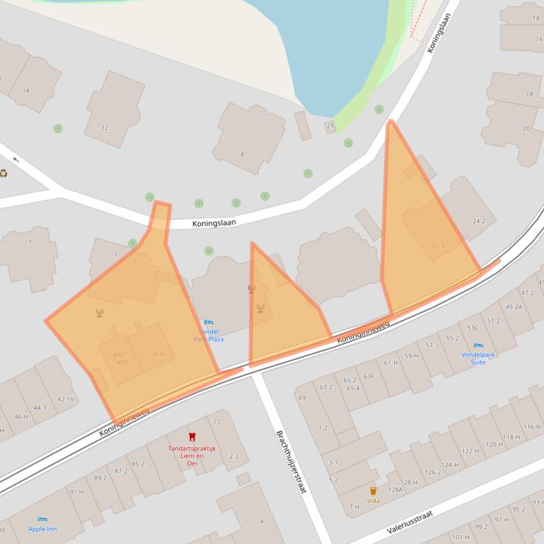 Kaart van postcodegebied 1075CZ.