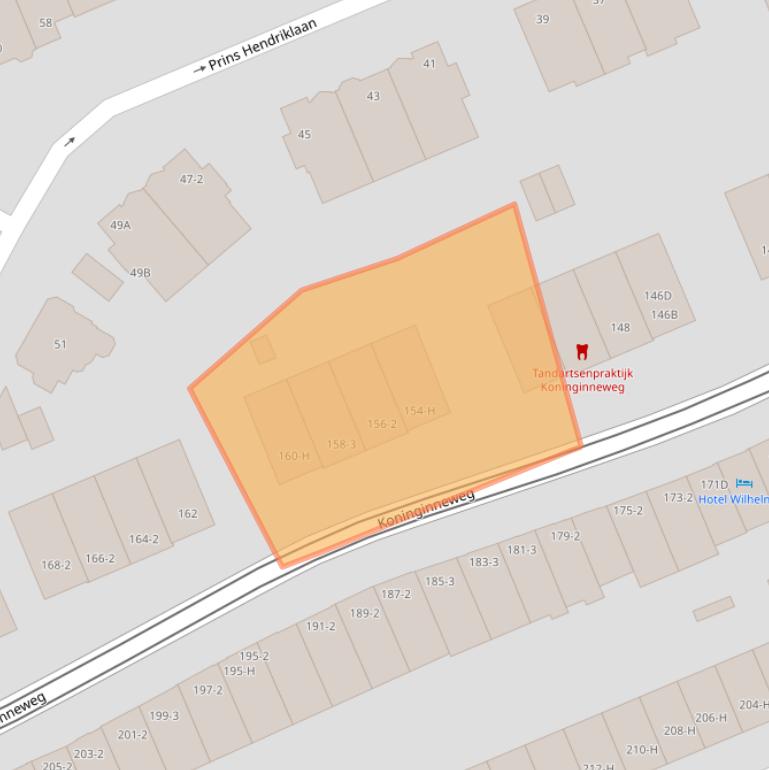 Kaart van postcodegebied 1075EE.