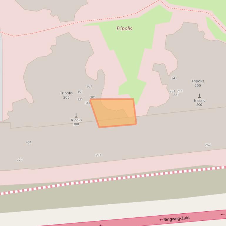 Kaart van postcodegebied 1076HT.