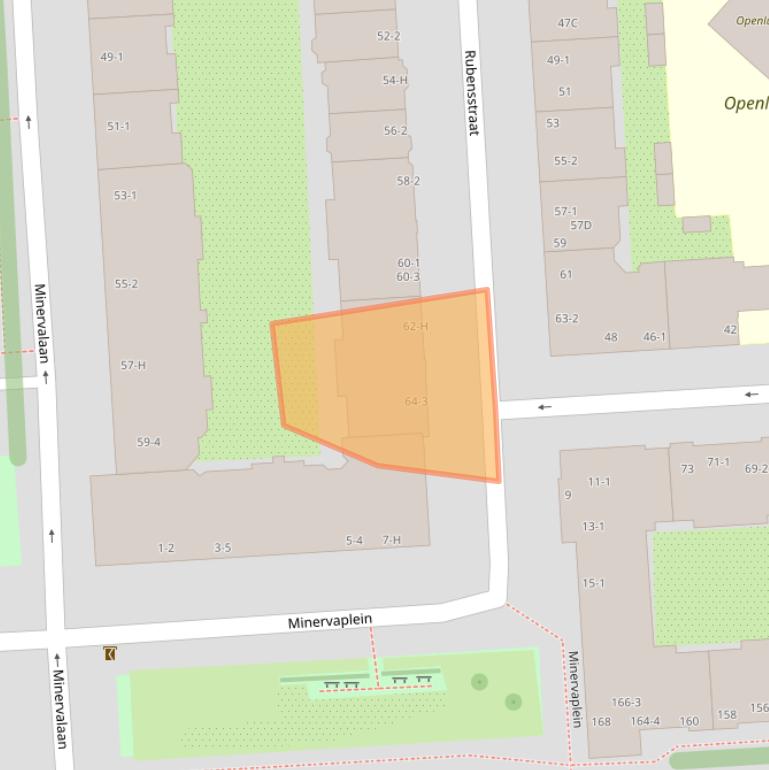 Kaart van postcodegebied 1077MX.