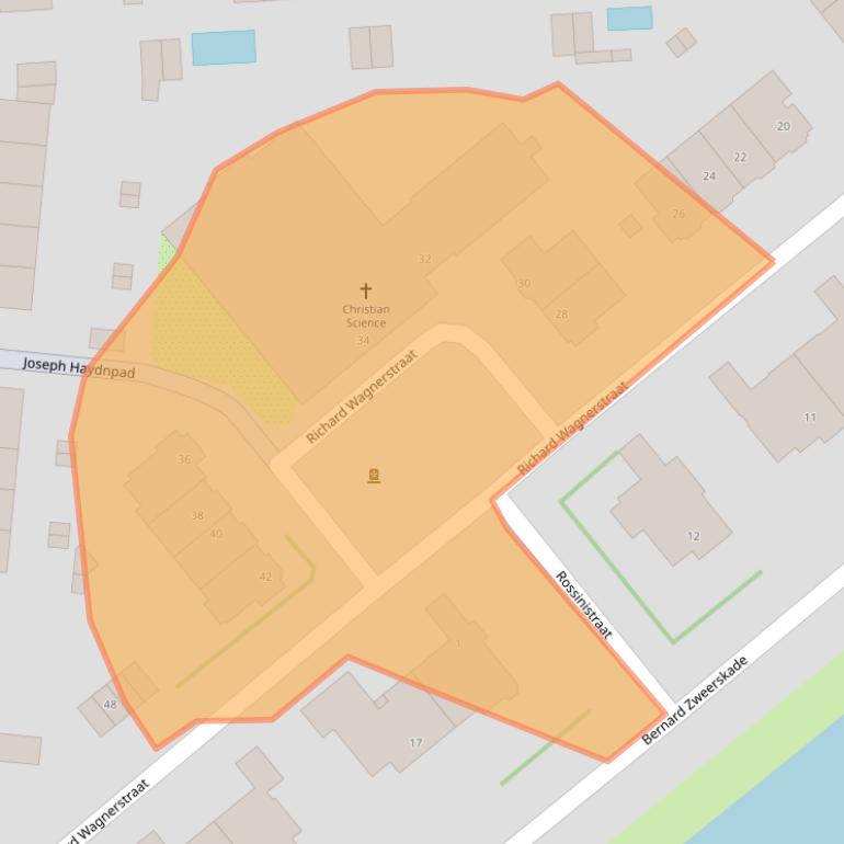 Kaart van postcodegebied 1077VW.