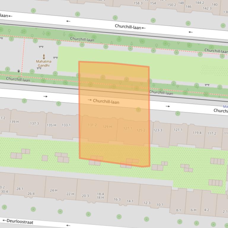 Kaart van postcodegebied 1078DP.