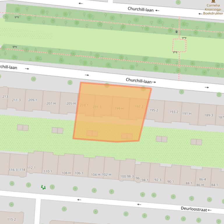 Kaart van postcodegebied 1078EB.