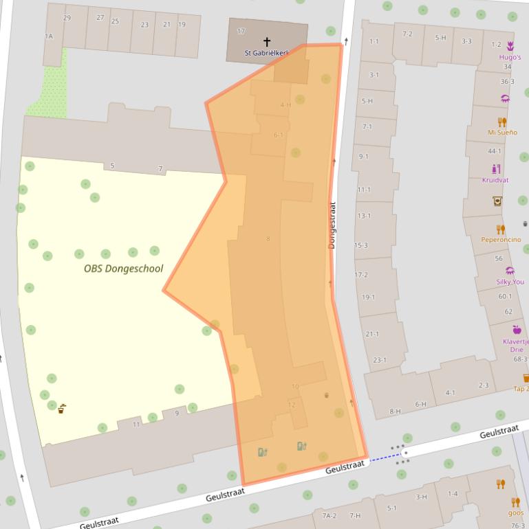 Kaart van postcodegebied 1078JW.