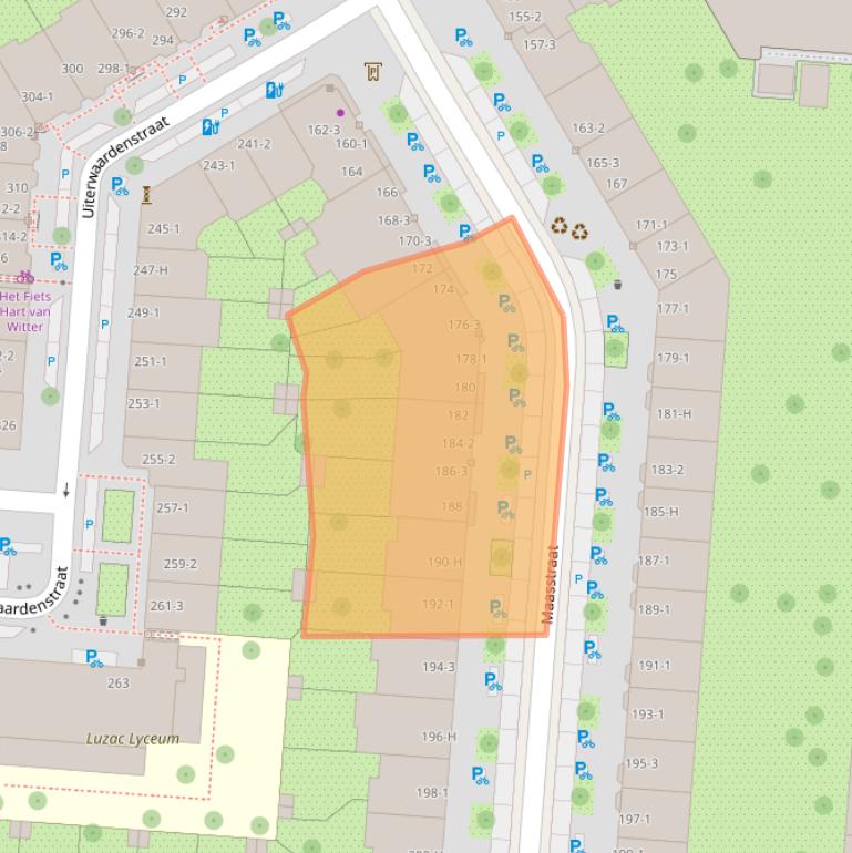 Kaart van postcodegebied 1079BL.