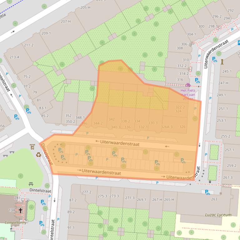 Kaart van postcodegebied 1079DC.