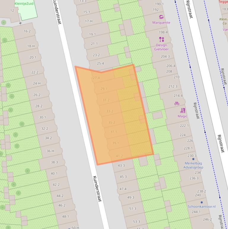 Kaart van postcodegebied 1079DJ.