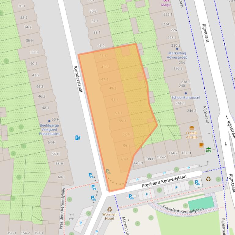 Kaart van postcodegebied 1079DK.