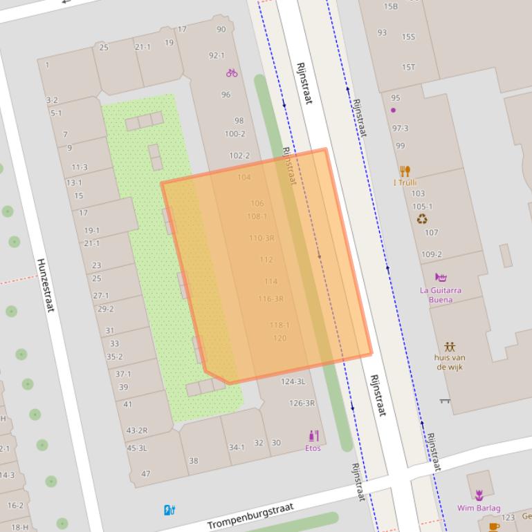 Kaart van postcodegebied 1079HN.