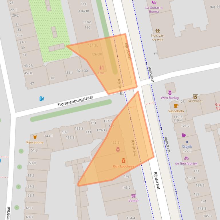 Kaart van postcodegebied 1079HP.