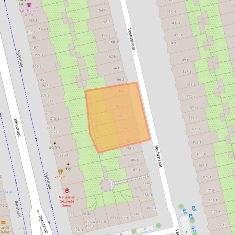 Kaart van postcodegebied 1079JV.