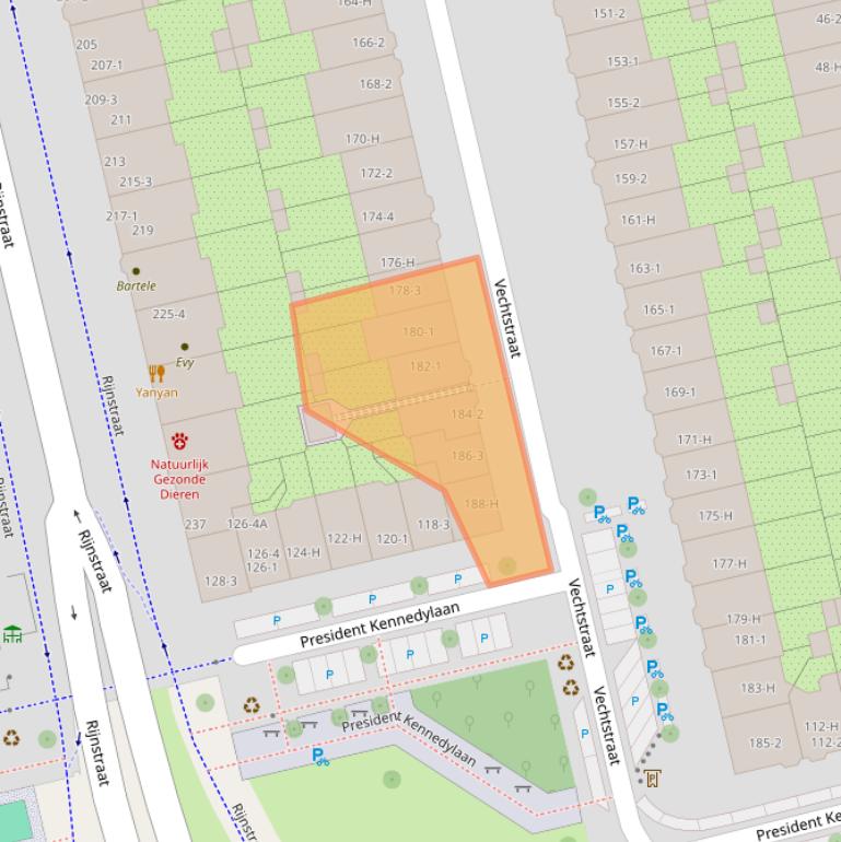 Kaart van postcodegebied 1079JW.