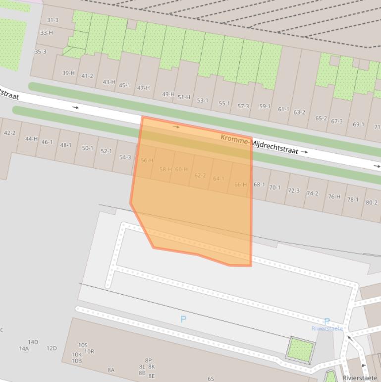 Kaart van postcodegebied 1079LA.
