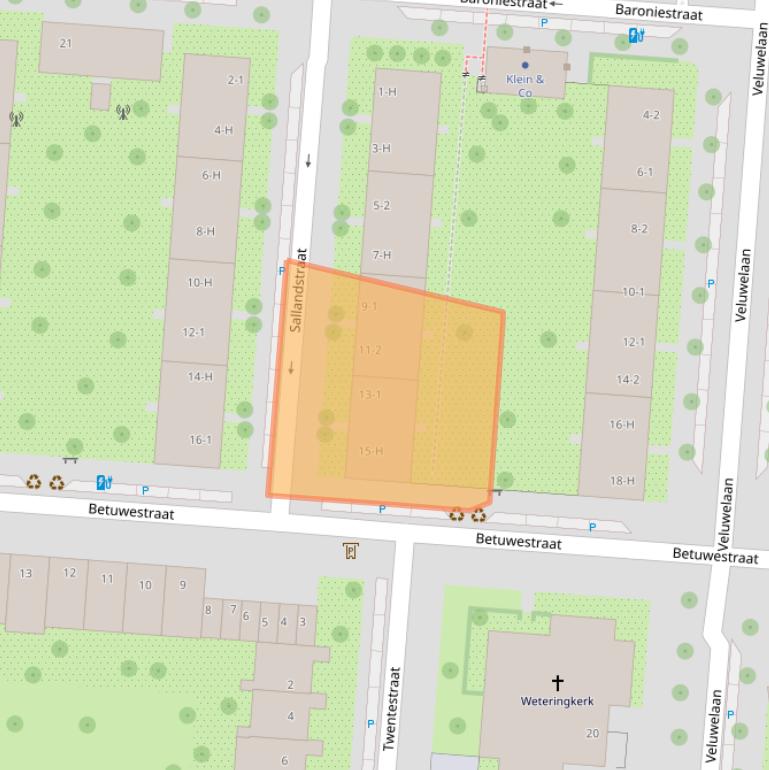 Kaart van postcodegebied 1079PM.