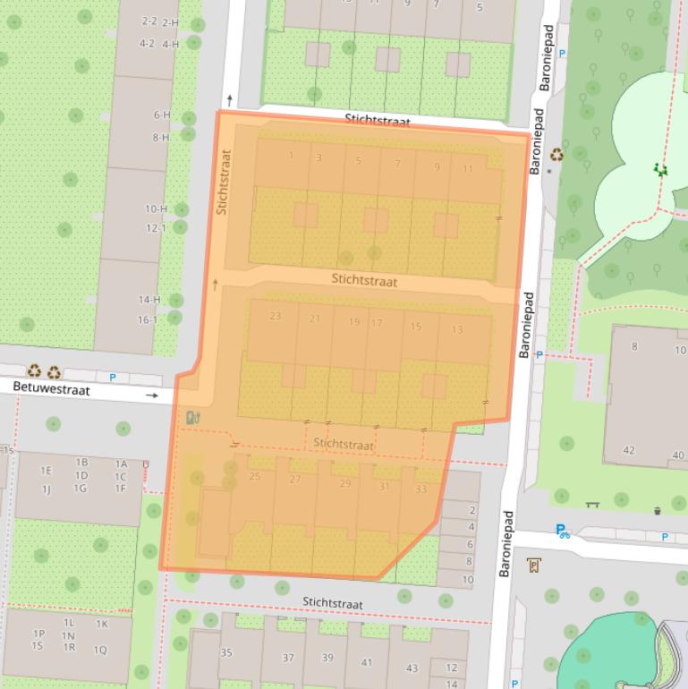 Kaart van postcodegebied 1079RB.