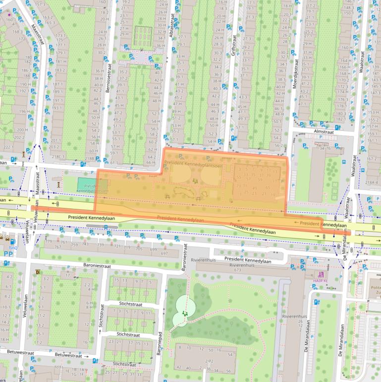 Kaart van postcodegebied 1079SK.