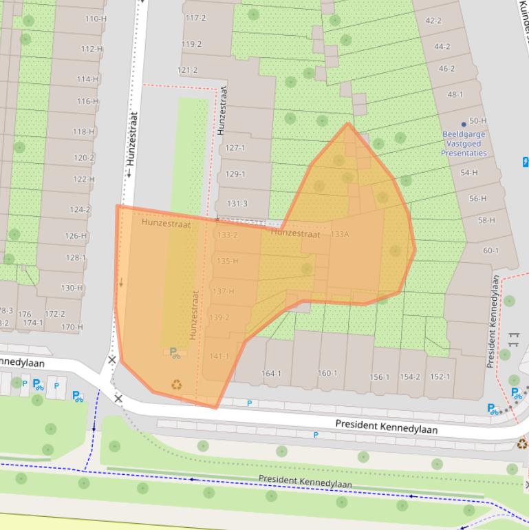 Kaart van postcodegebied 1079WB.