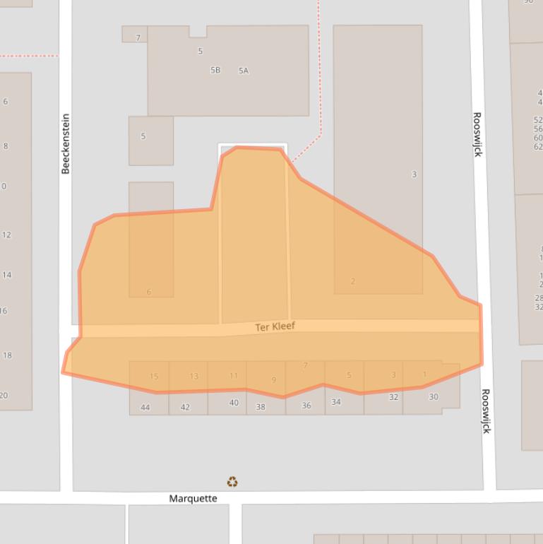 Kaart van postcodegebied 1081AM.
