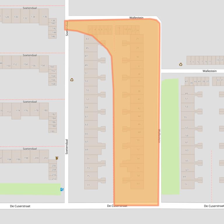 Kaart van postcodegebied 1081BD.
