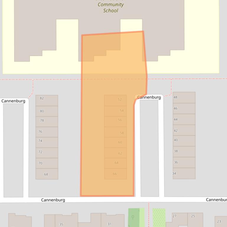 Kaart van postcodegebied 1081HB.
