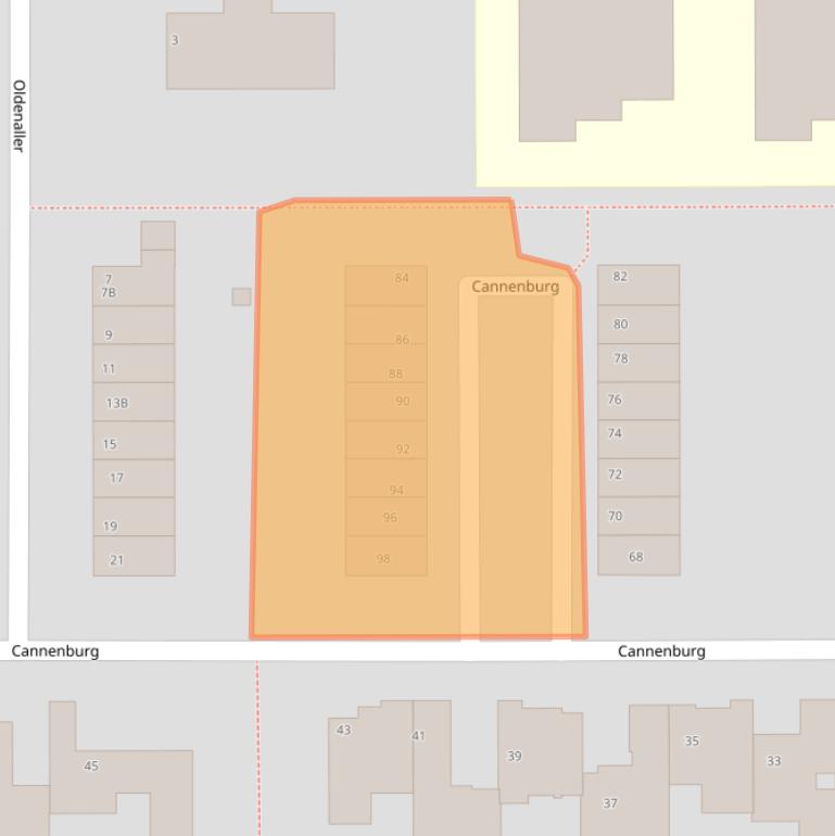 Kaart van postcodegebied 1081HD.