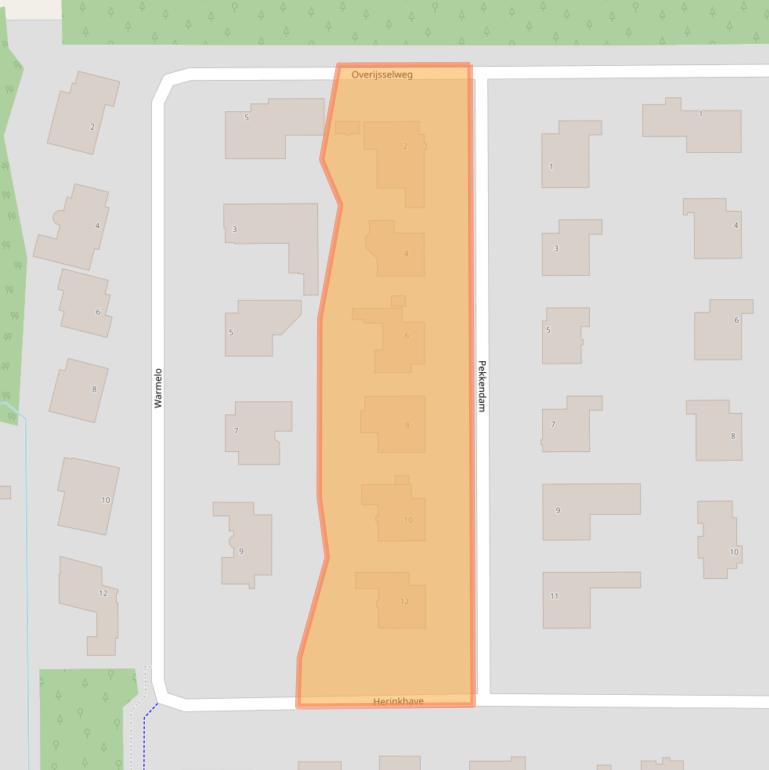 Kaart van postcodegebied 1081HR.