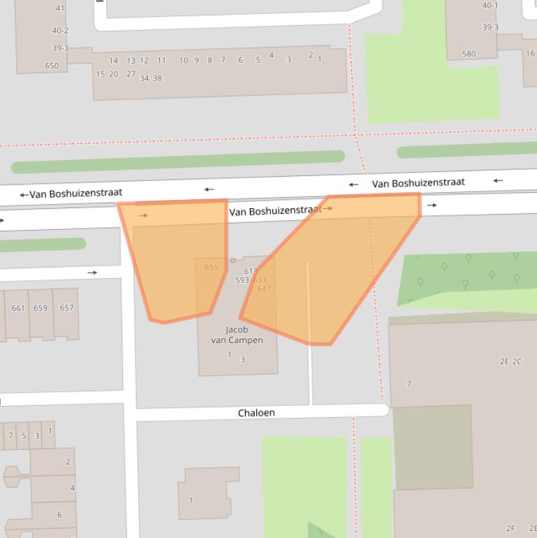 Kaart van postcodegebied 1082AX.