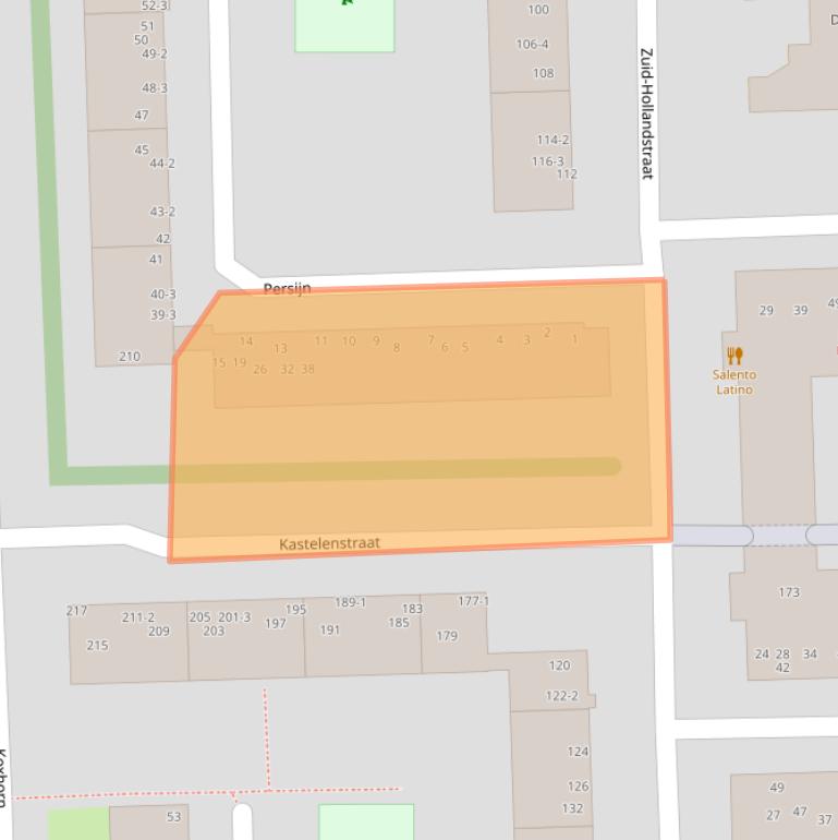 Kaart van postcodegebied 1082ES.