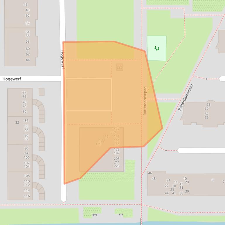 Kaart van postcodegebied 1082NC.