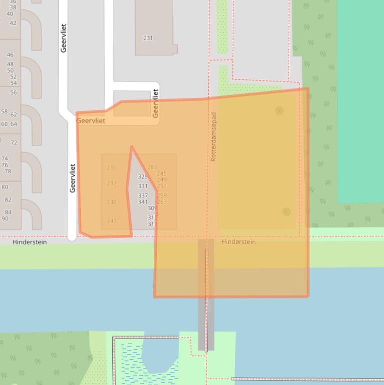 Kaart van postcodegebied 1082NR.