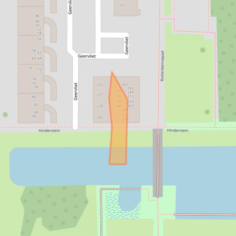 Kaart van postcodegebied 1082NS.