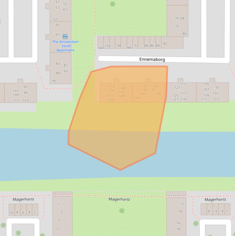 Kaart van postcodegebied 1082SP.