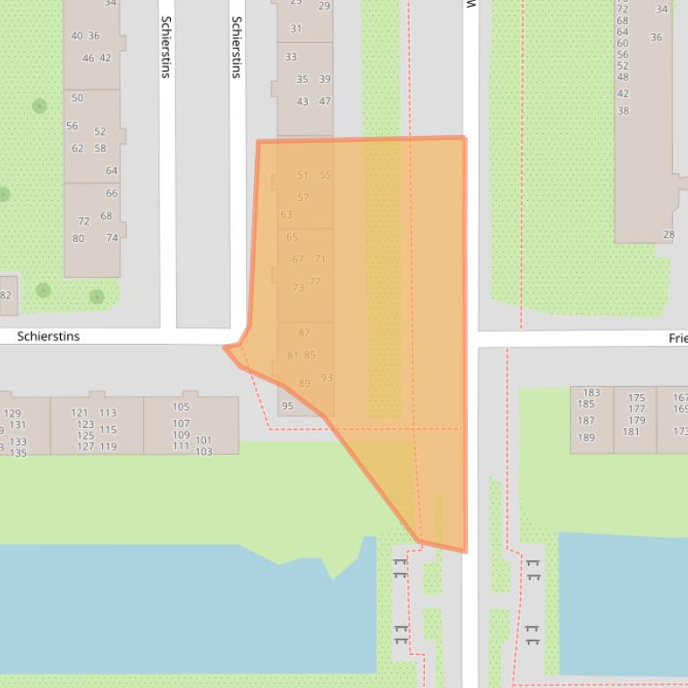 Kaart van postcodegebied 1082TD.