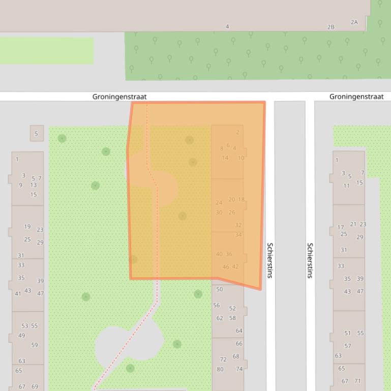 Kaart van postcodegebied 1082TH.