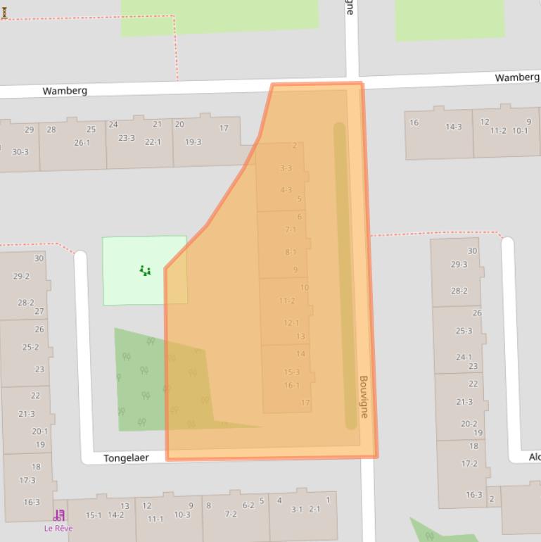 Kaart van postcodegebied 1083BN.