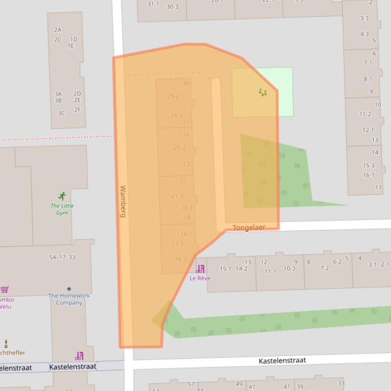 Kaart van postcodegebied 1083BV.
