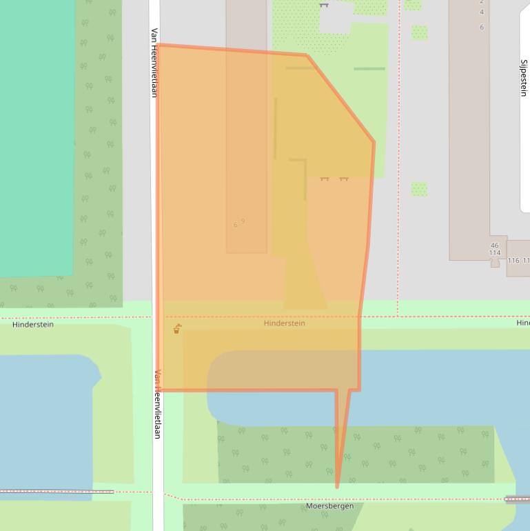 Kaart van postcodegebied 1083CK.