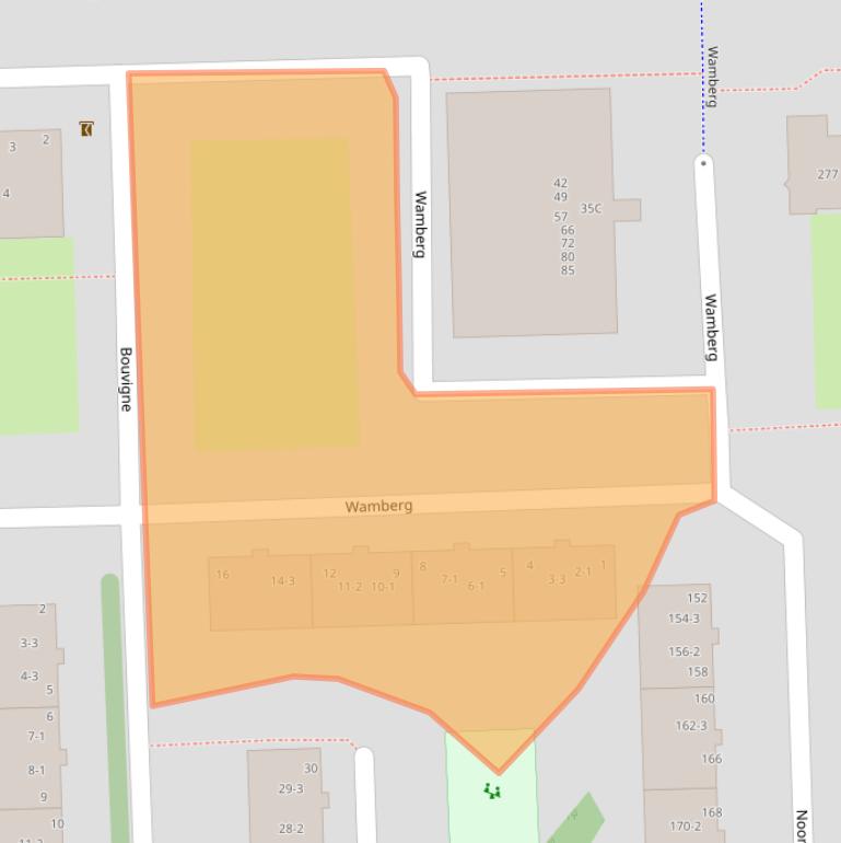 Kaart van postcodegebied 1083CT.