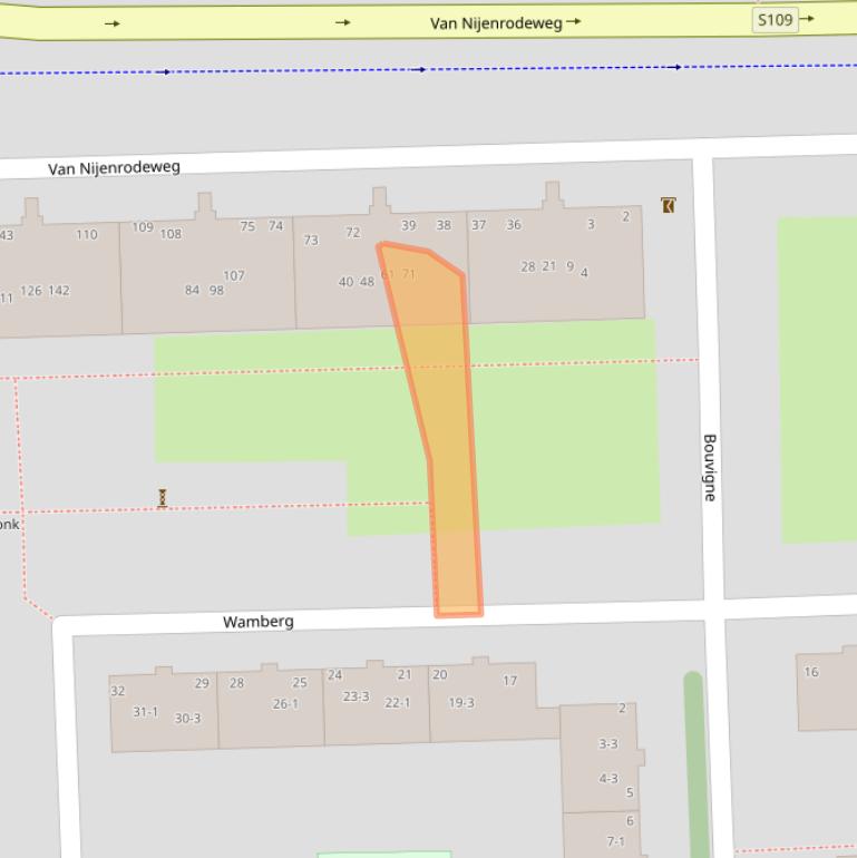 Kaart van postcodegebied 1083ED.