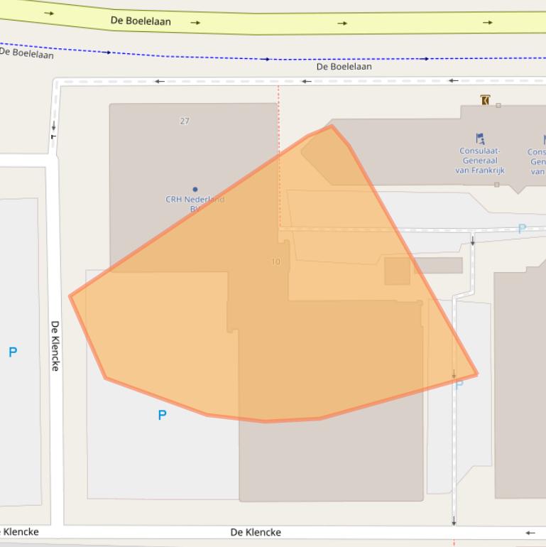 Kaart van postcodegebied 1083HL.
