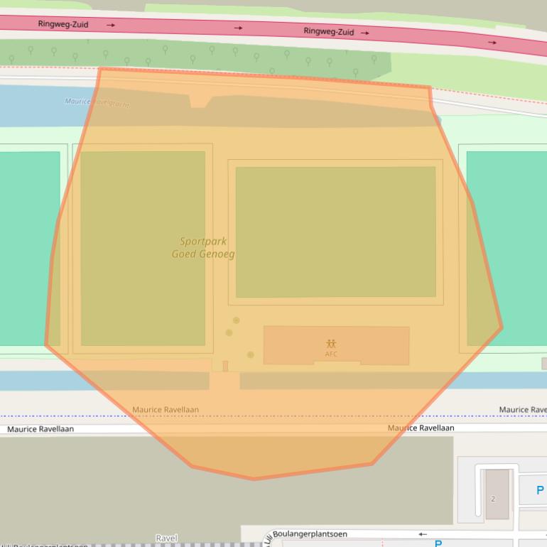 Kaart van postcodegebied 1083HR.