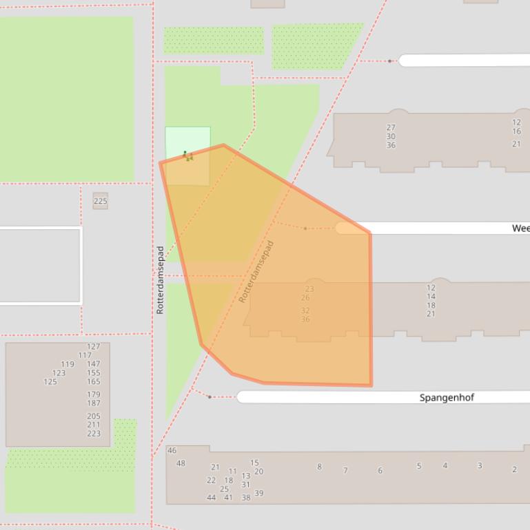 Kaart van postcodegebied 1083JG.