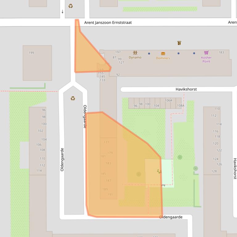 Kaart van postcodegebied 1083TH.