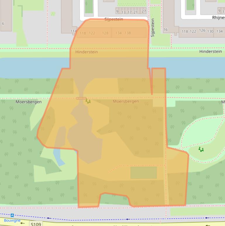 Kaart van postcodegebied 1083XL.