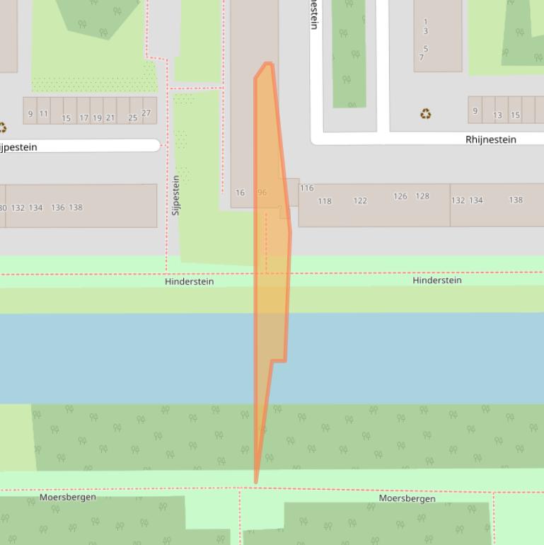 Kaart van postcodegebied 1083XP.