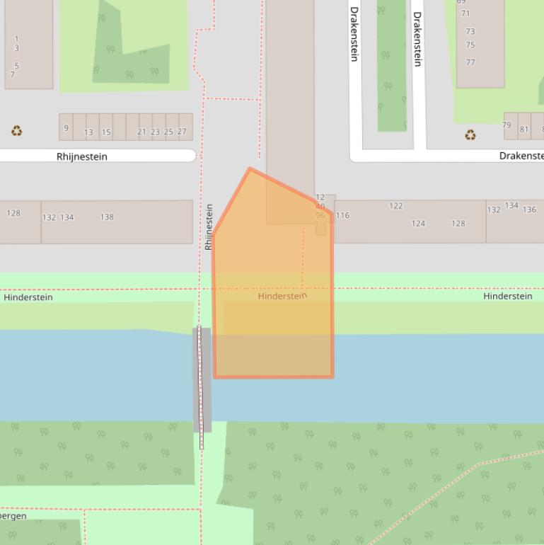 Kaart van postcodegebied 1083XX.