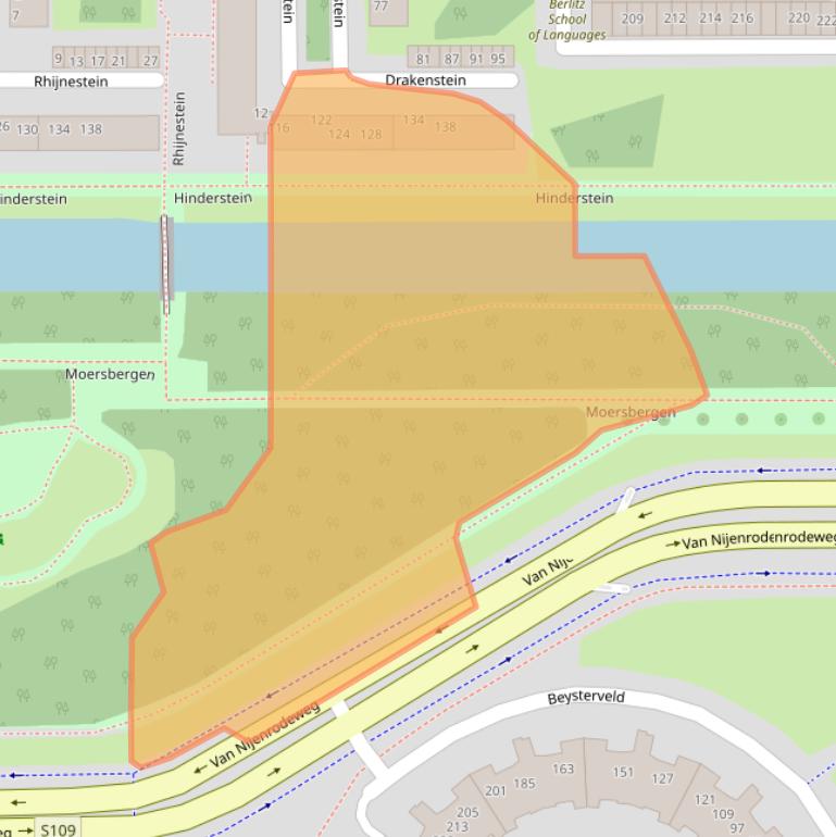 Kaart van postcodegebied 1083XZ.