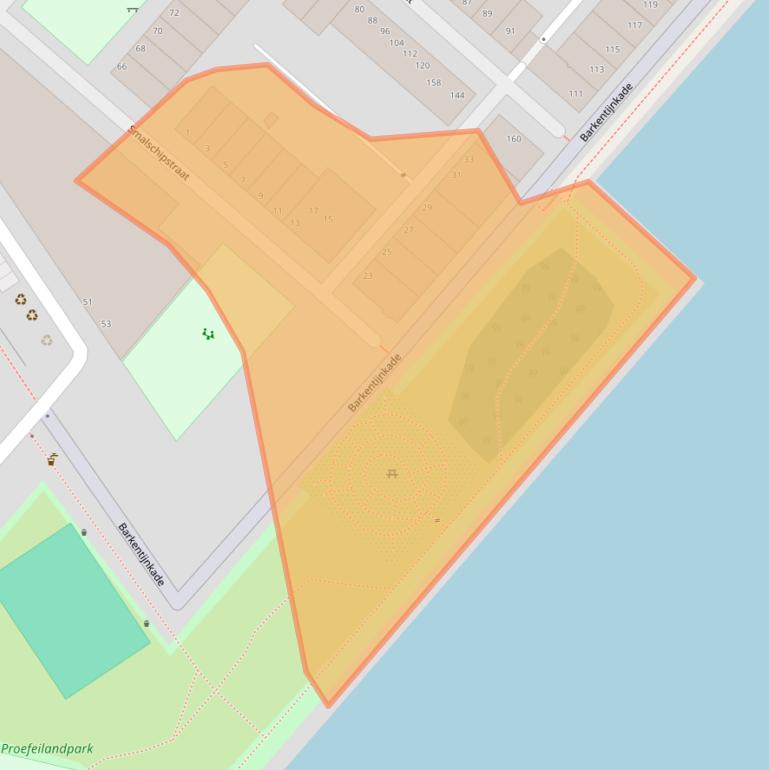 Kaart van postcodegebied 1086VM.