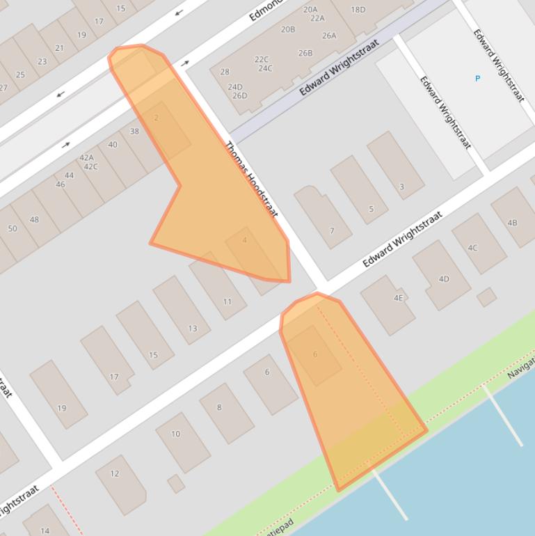 Kaart van postcodegebied 1086WE.