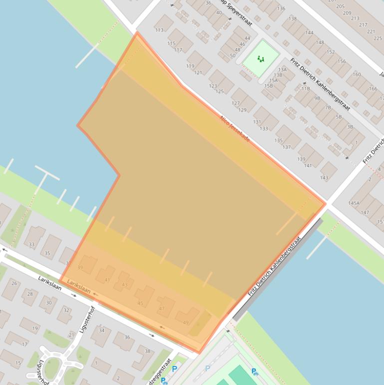 Kaart van postcodegebied 1087CS.